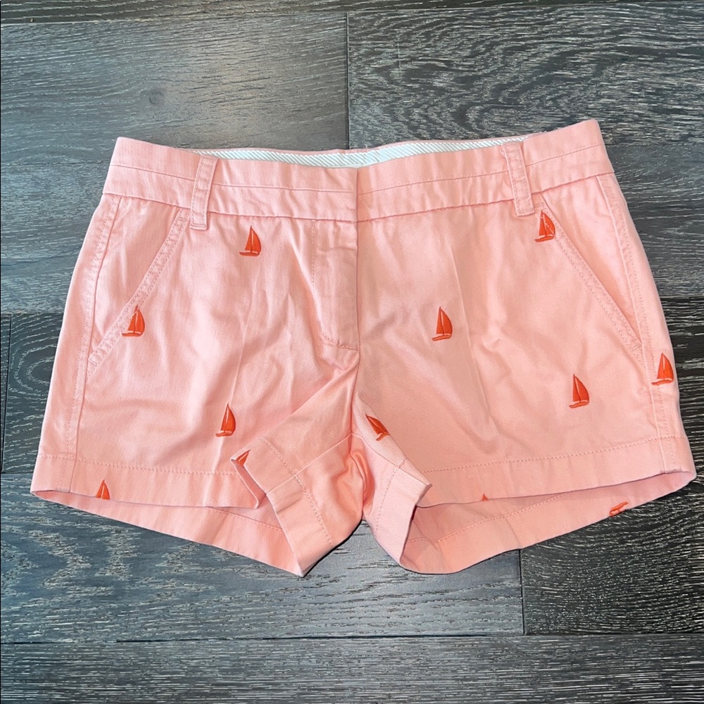 J. Crew Light Coral Chino Shorts